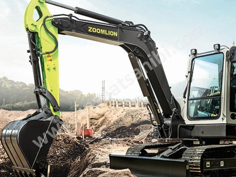 Zoomlion ZE75E-10 ekskavatör paletli boramakine