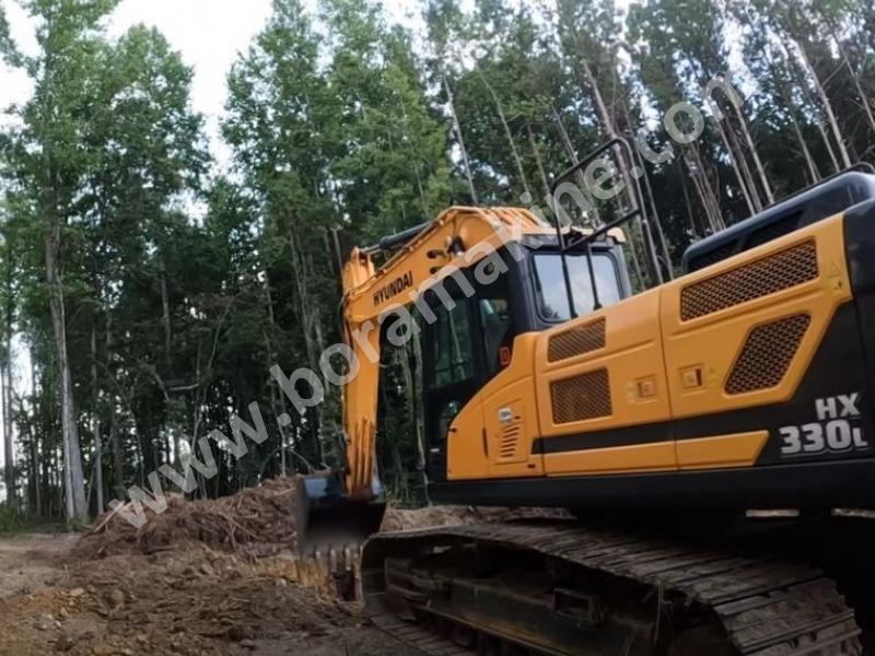 Hyundayi HX 330 L paletli ekskavatör yeni nesil
