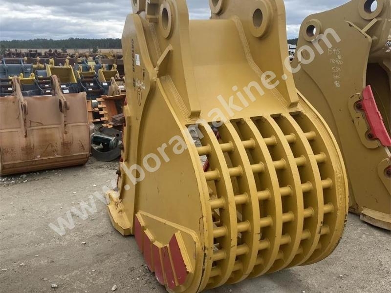Naklet CAT 348/390/395 HB ve HB2 Bağlantısına Uygun 45" Geniş Ağır Hizmet elekli Kovası
