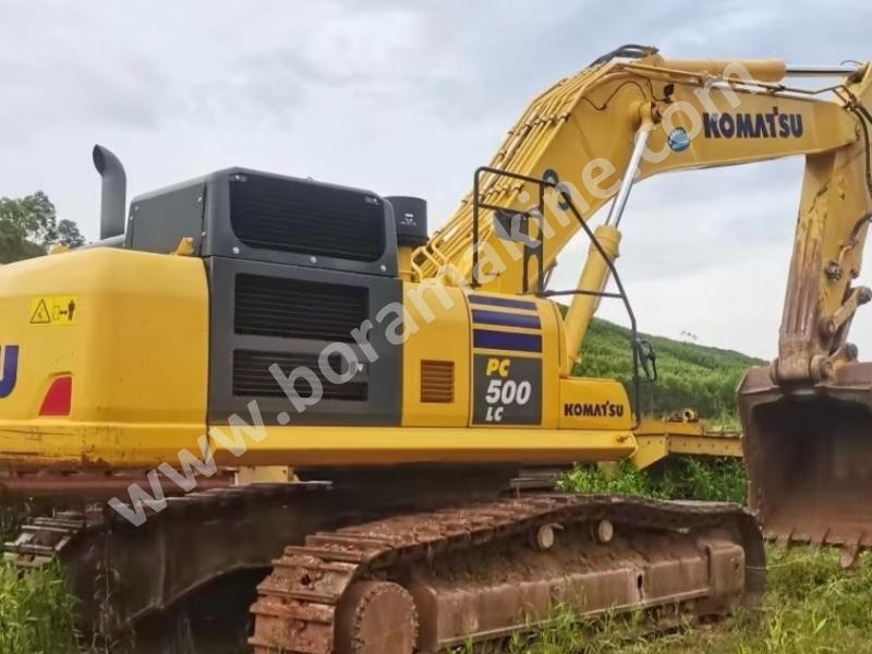 komatsu pc 500 LC paletli ekskavatör boramakine