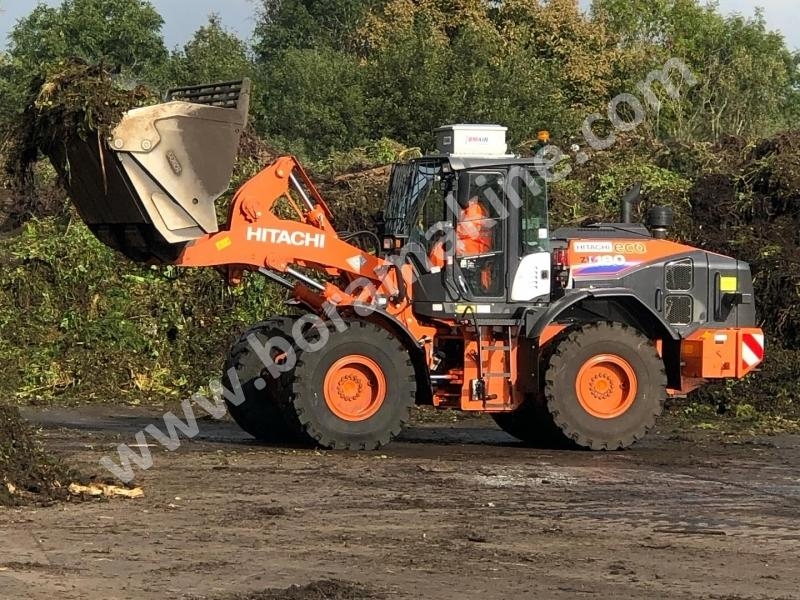 Hitachi ec 180 lastikli loder emsalsiz temiz boramakine