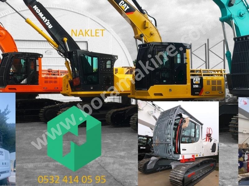 iş makine kabin koruma sistemleri boramakine