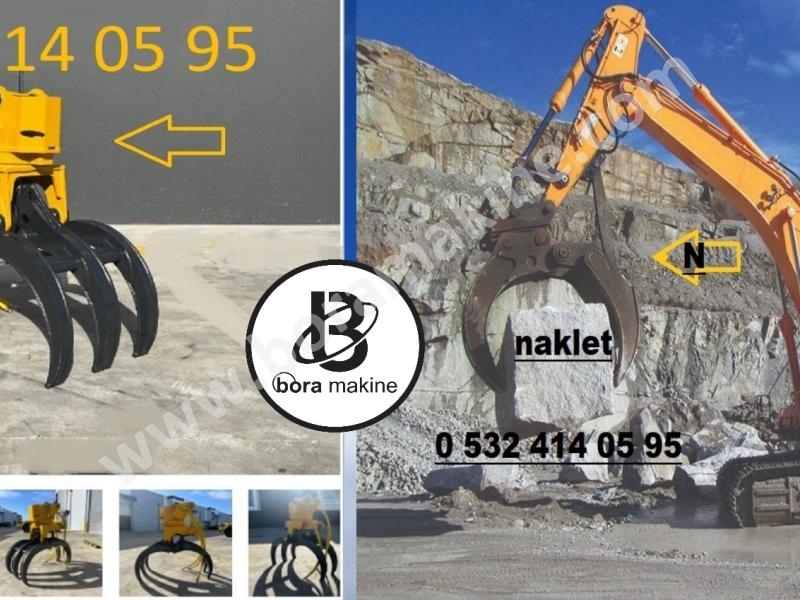 Caterpiller Ekskavatör Tomruk Ataşmanları(Grapple), Ormancılık Ataşmanları Ve İş Makineleri Ataşmanları  Bizden Sorulur