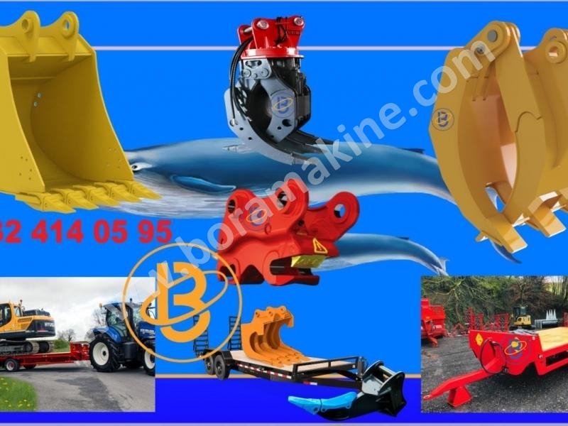 Komatsu Ekskavatör Tomruk Ataşmanı Orman Ataşmanları Ve İş Makinesi Ataşmanları Boramakine'den