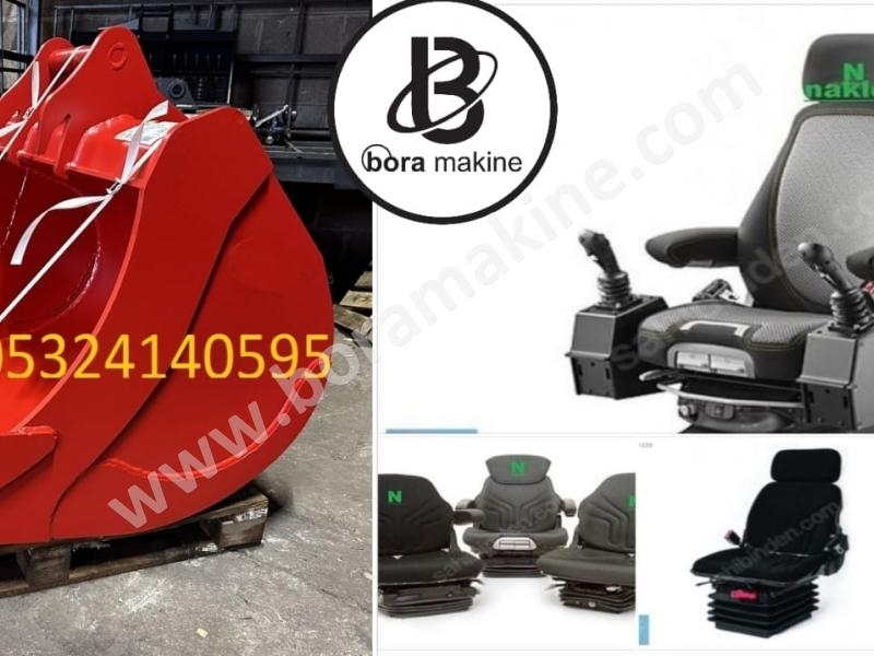 Hidromek Ekskavatör Kova, Koltuk, Kabin Koruma, Kuyukap, Tırmık Ve İş Makinesi Ataşmanları Boramakine'den