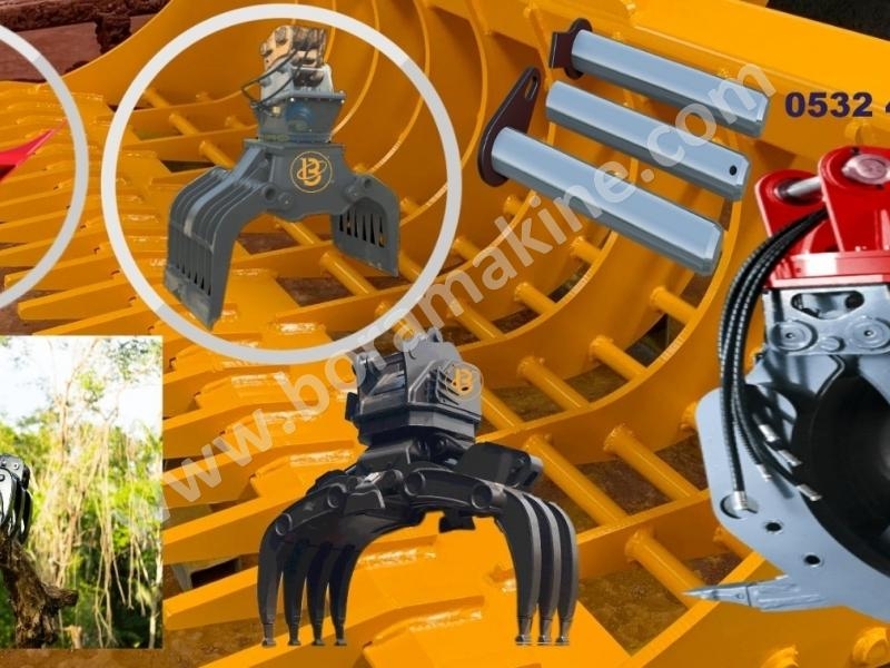 Doosan Ekskavatör Hardox Tomruk Ataşmanları, Ormancılık Ataşmanları Ve İş Makineleri Ataşmanları Bizden Sorulur