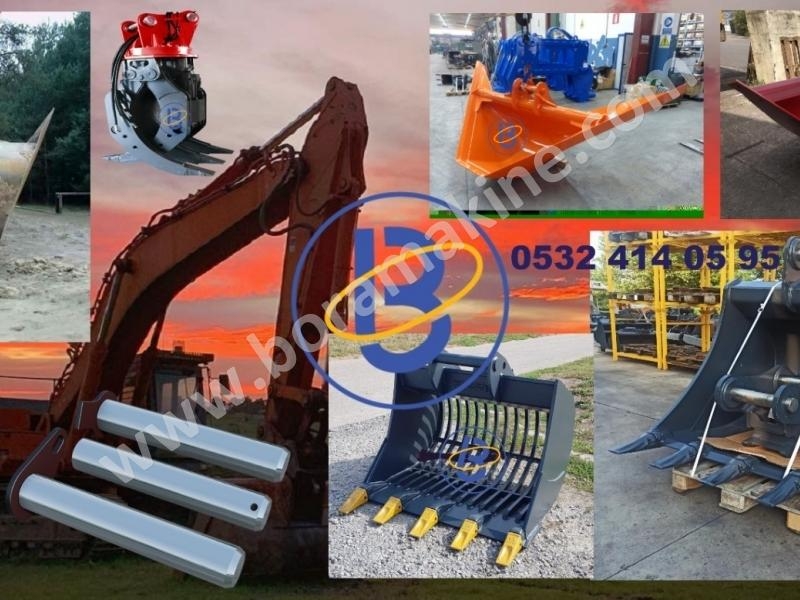 Hitachi Ekskavatör Trapez Kovaları, Tomruk Ataşmanları, İş Makinesi Ve Ormancılık Ataşmanları Bora Makine' den Sorulur