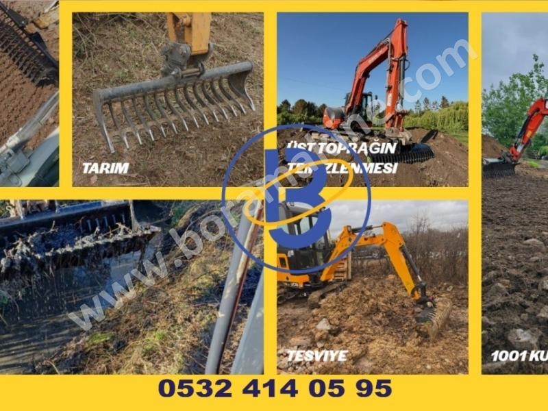 Doosan Ekskavatör Tırmıkları Bora Makine'den Sorulur