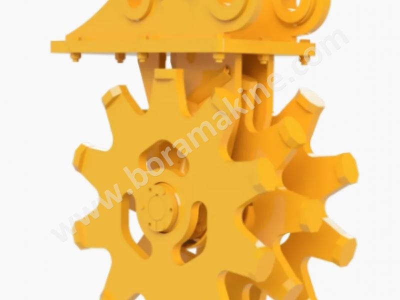 Case Ekskavatör Tamper Ayak Sıkıştırma Tekerleği