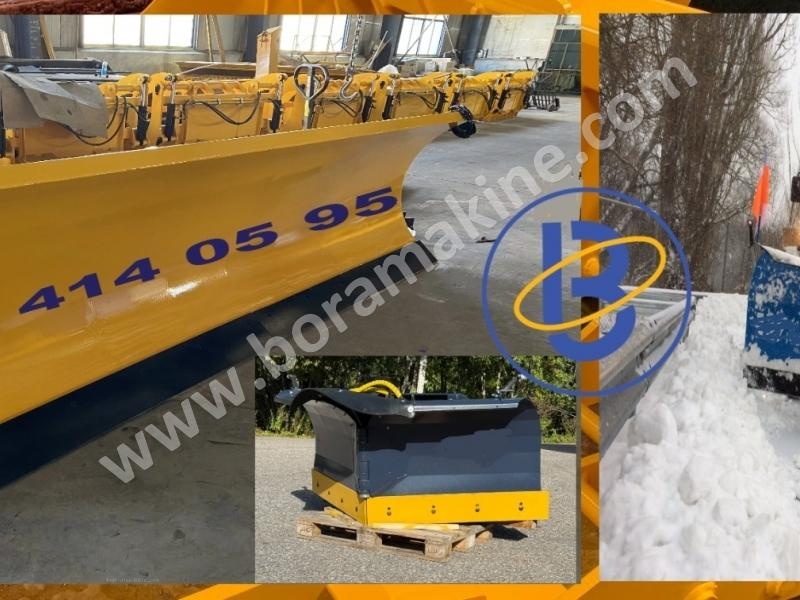 Hidromek 102S Supra Beko Loder (Kazıcı Yükleyici) İçin V Tipi Kar Küreme Bıçağı, Kar Küreme Aracı