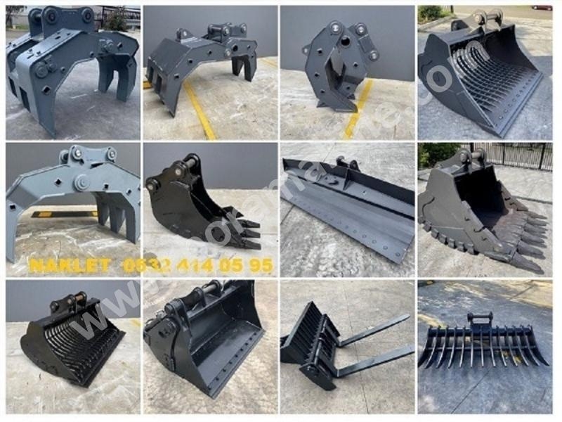 Volvo EC140 Ekskavatör Trapez Kovaları, Tomruk Ataşmanları, İş Makineleri Ataşmanları Ve Ormancılık Ataşmanları