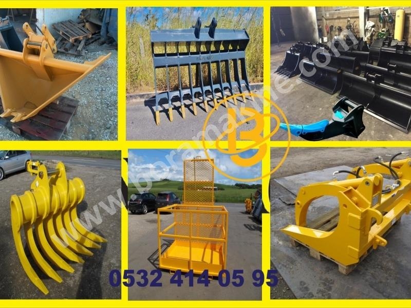 Caterpiller CAT320 Ekskavatör İçin Trapez Kovaları, İş Makinalaı Ataşmanları Ve Ormancılık Ataşmanları