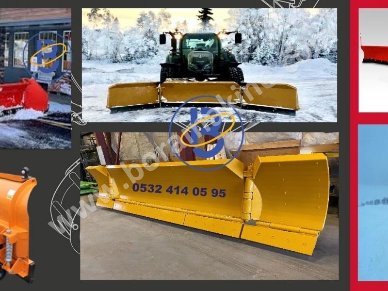 MST 644S Beko Loder( Kazıcı Yükleyici) İçin Özel Tasarım Geniş Kar Küreme Bıçakları