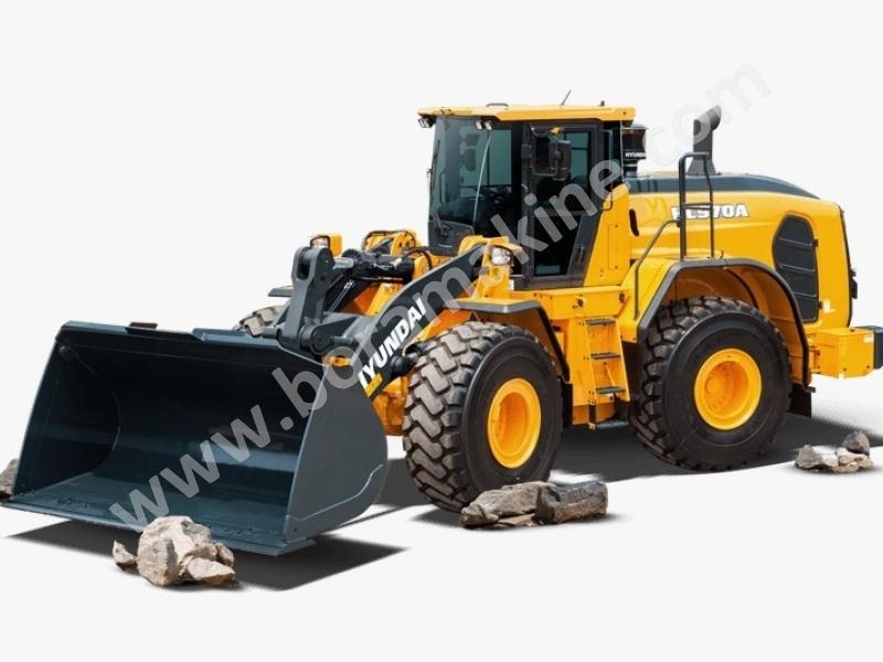 Hyundai HL970-A Loder (Yükleyici) İçin Düz Kenarlı Yükleyici Kovaları